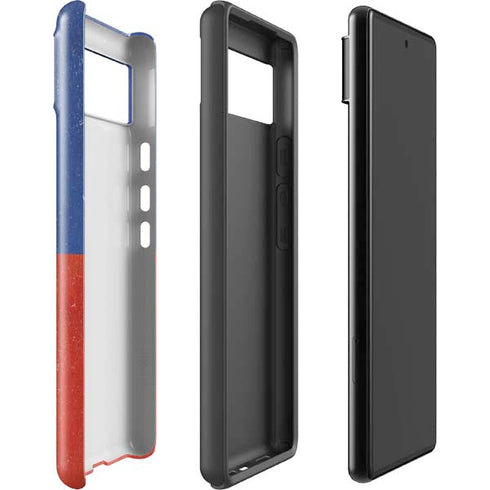 Haiti Flag Distressed Google Pixel 6 Case